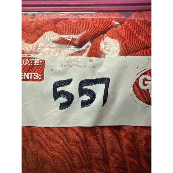 L.L. Bean Men's Red Zip-Up Sweater with Blue Trim - Picture 7 of 7